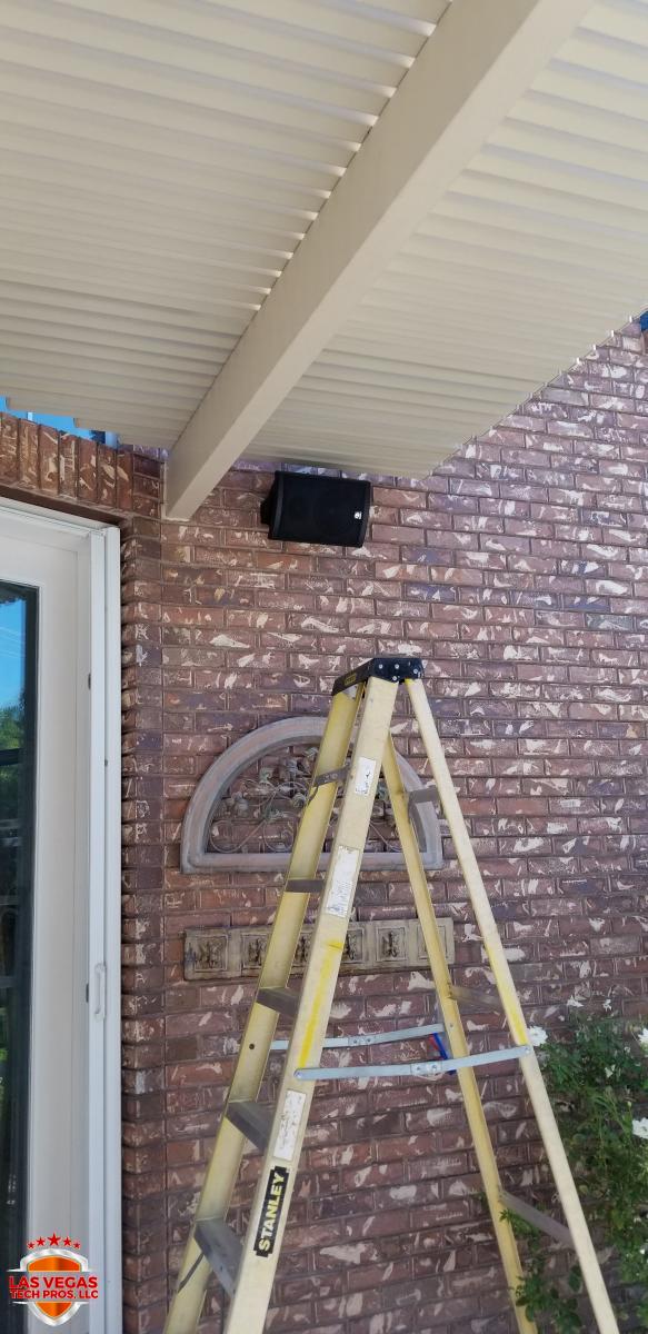 Outdoor Patio Speaker Installation